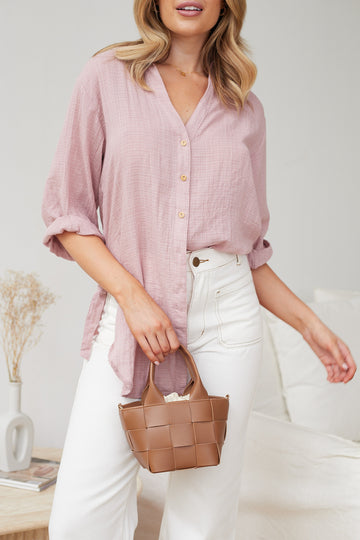 Relaxed Pink Top