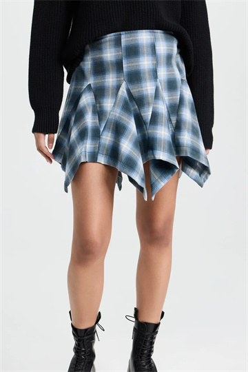 Plaid Miniskirt